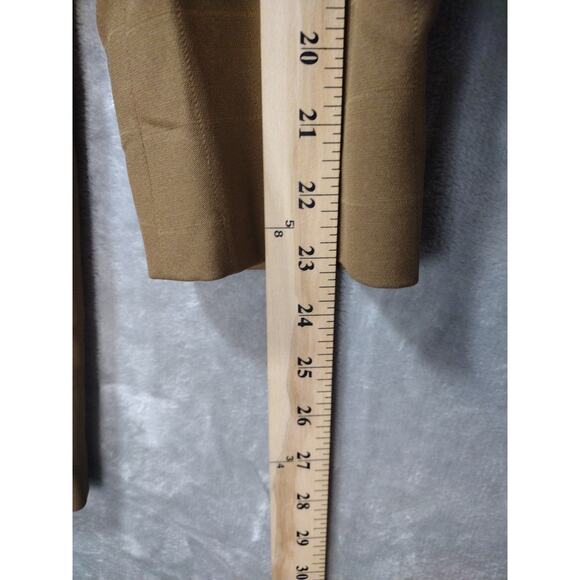 Mens Custom Tailor 3 Piece Suit Brown Tan Size 42 Academia Old Money Classic - Picture 5 of 16